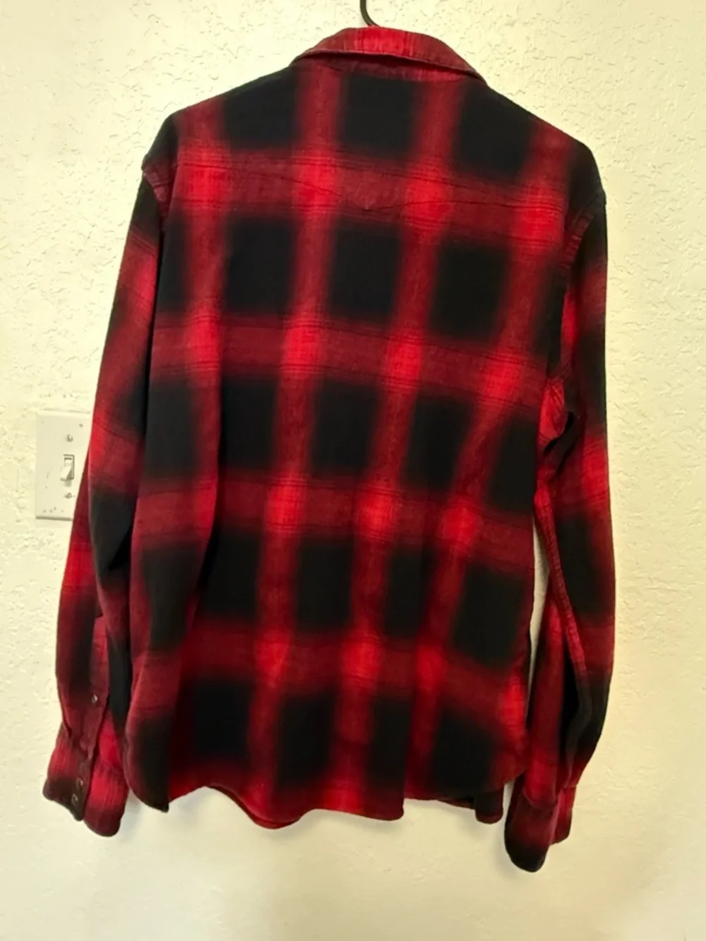 Rare Vintage Polo Ralph Lauren Shadow Plaid Western Flannel Shirt - Size L
